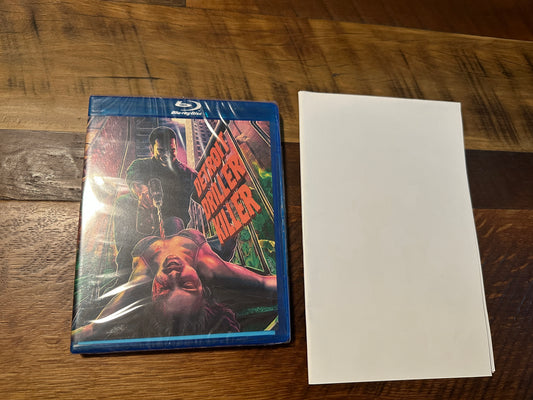 Detroit Driller Killer (Blu ray, SRS Cinema, Obscure Horror, Poster, NEW)