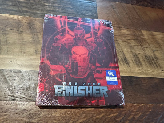 The Punisher War Zone 4K Ultra HD/Blu ray*Steelbook*Slip*NEW*PLEASE READ