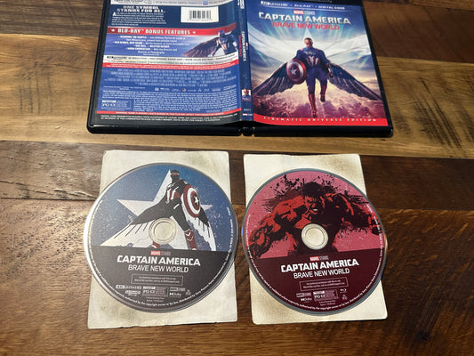 Captain America Brace New World 4K Ultra HD/Blu ray-Marvel Studios-No Digital