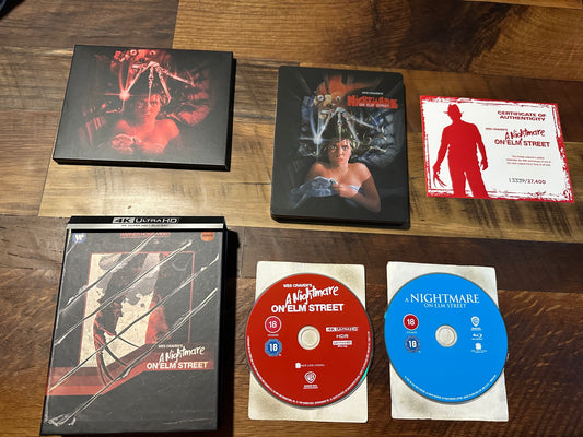 A Nightmare on Elm Street 4K Ultra HD/Blu ray-Collector’s Ed-Import-Steelbook