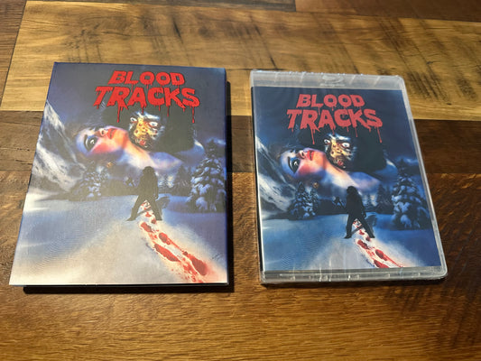 Blood Tracks Blu ray-Vinegar Syndrome-Slipcover-80’s Horror Classic-NEW