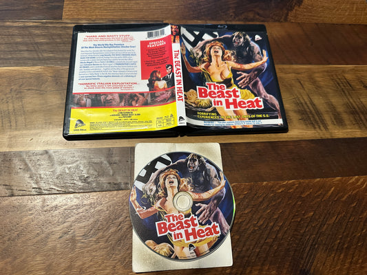 The Beast In Heat Blu ray - Severin Films - 70's Classic Horror - Video Nasty -