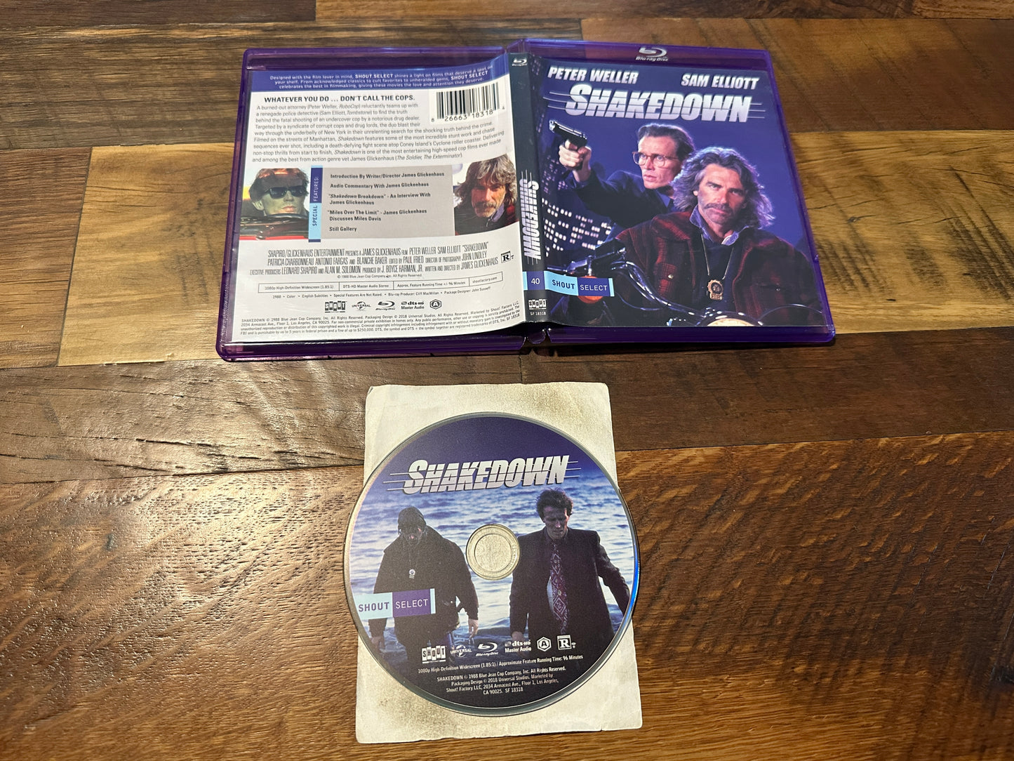 Shakedown (Blu ray, Shout Select, Peter Weller 80’s Classic, Widescreen)