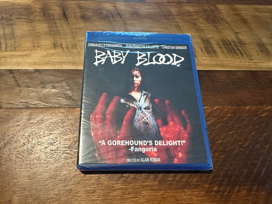 Baby Blood (Blu ray, Kino Lorber, 90's Classic Horror, Widescreen, NEW)