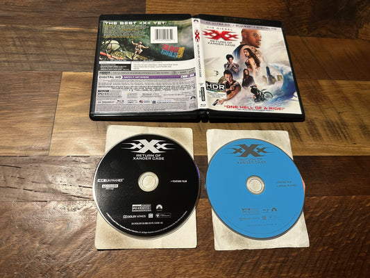 XXX Return of Xander Cage (4K Ultra HD/Blu ray, Vin Diesel, No Digital)