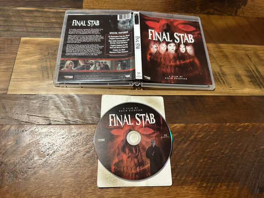 Final Stab (Blu ray, Massacre Video, 2001 Horror Classic)