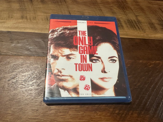 The Only Game In Town Blu ray-Twilight Time-Limited Ed-3000 Made-NEW