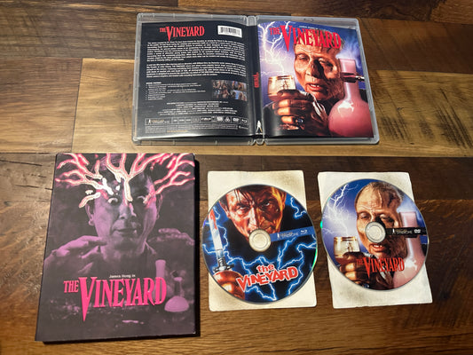 The Vineyard Blu ray-Vinegar Syndrome-Slipcover-80’s Horror Classic