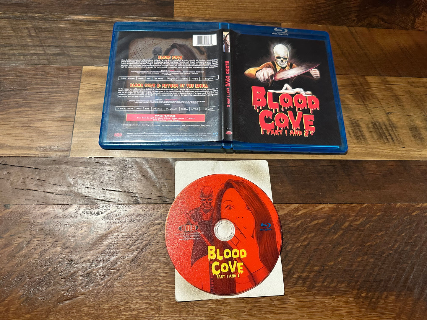 Blood Cove Part 1 & 2 Blu ray-SRS Cinema-Obscure Horror-Widescreen-