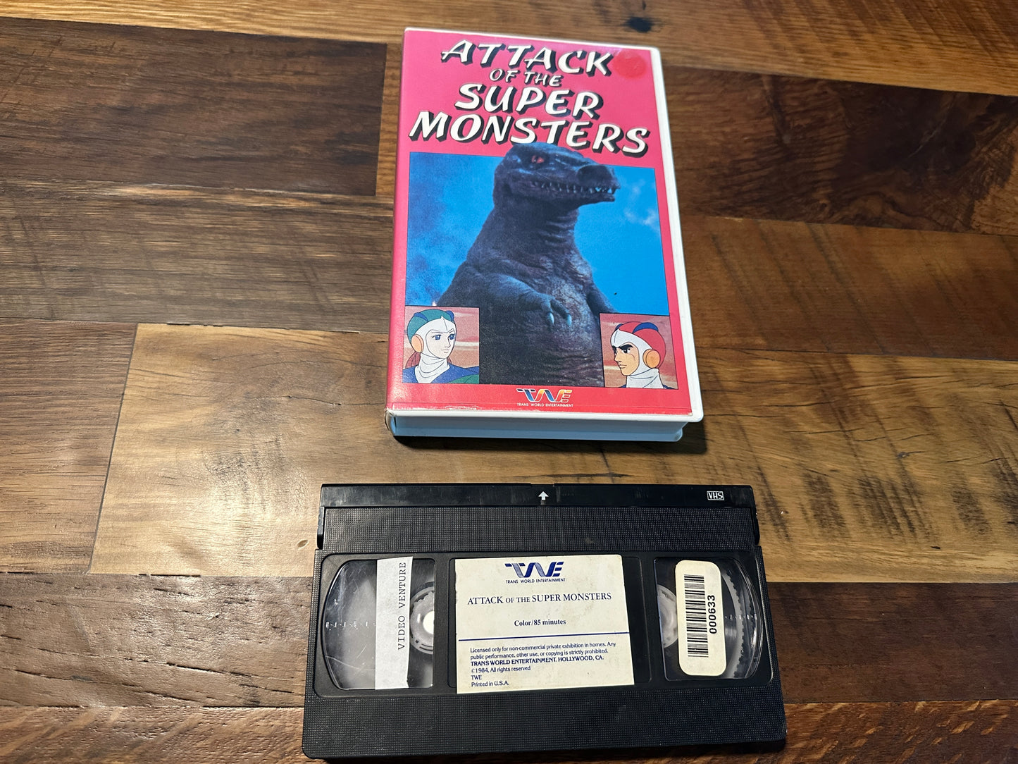 Attack Of The Super Monsters VHS-Rare Clam Shell Case-80’s Classic