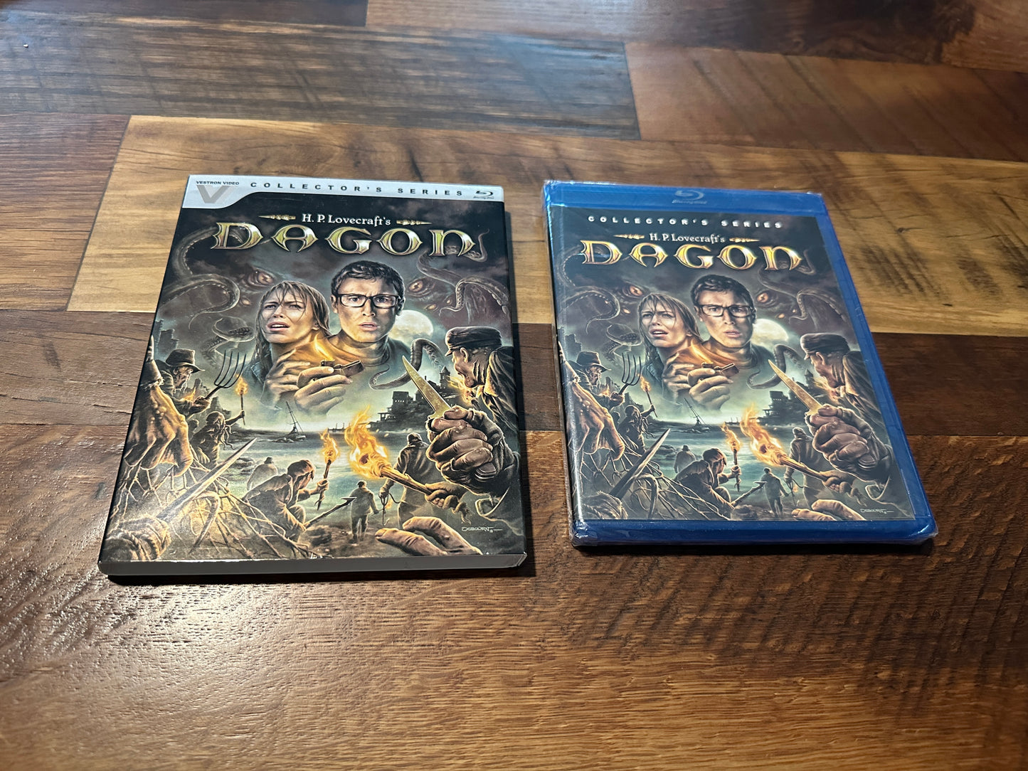 Dagon (Blu ray, Vestron Video, Slipcover, Collector’s Series, H.P. Lovecraft, NEW)