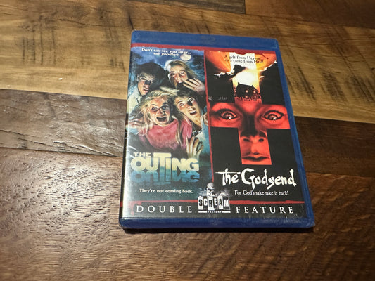 The Outing & The Godsend (Blu ray, 80’s Horror, 2 Disc, Scream Factory, NEW)