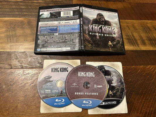 King Kong (4K Ultra HD/Blu Ray, Universal, 3 Disc, Ultimate Edition, No Digital)