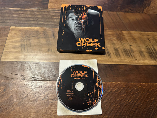 Wolf Creek Blu ray-Steelbook-Lionsgate-Widescreen-No Digital-
