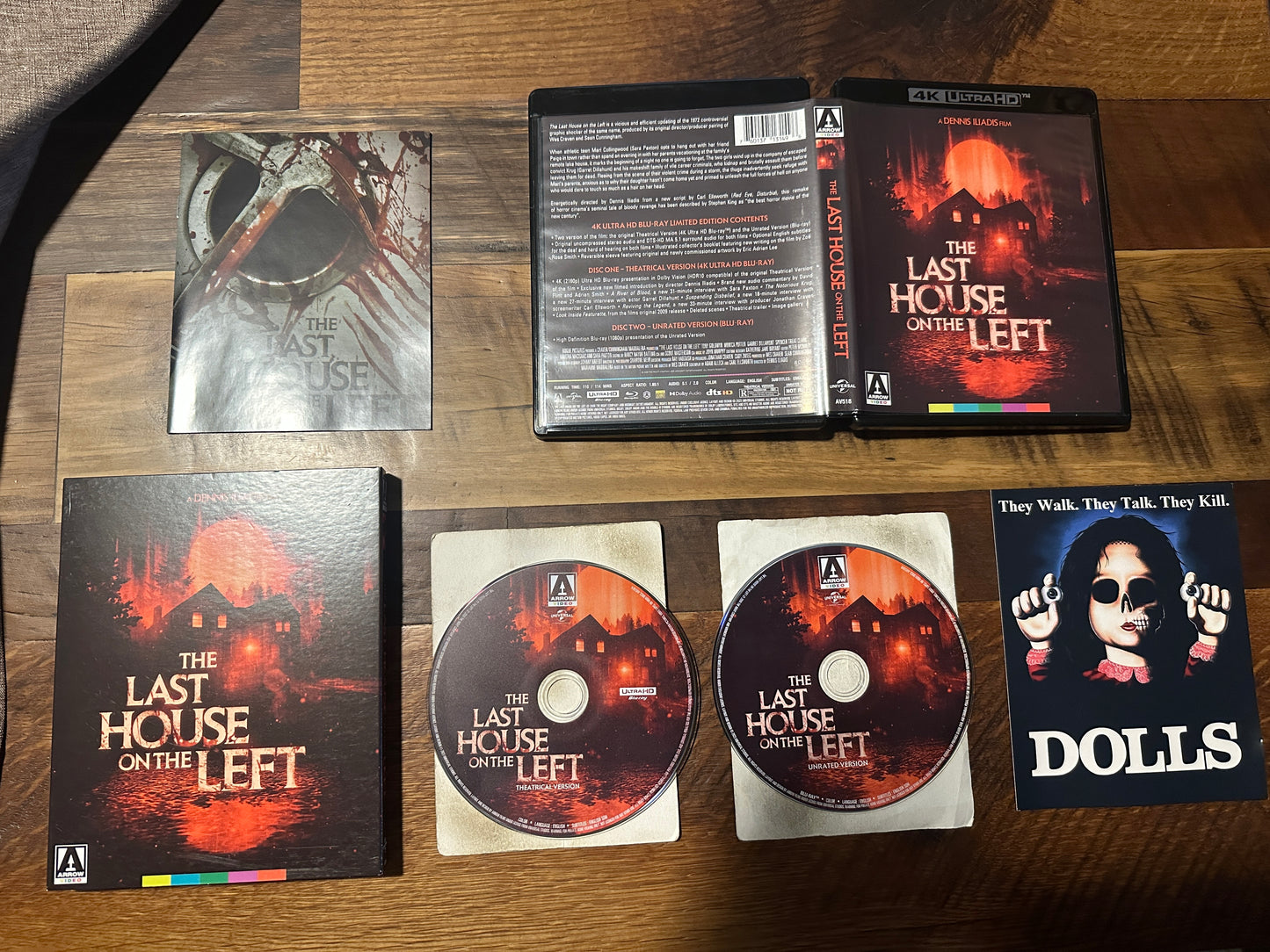 The Last House on the Left (4K Ultra HD, Arrow Video, Limited Ed, US Release, Slip)