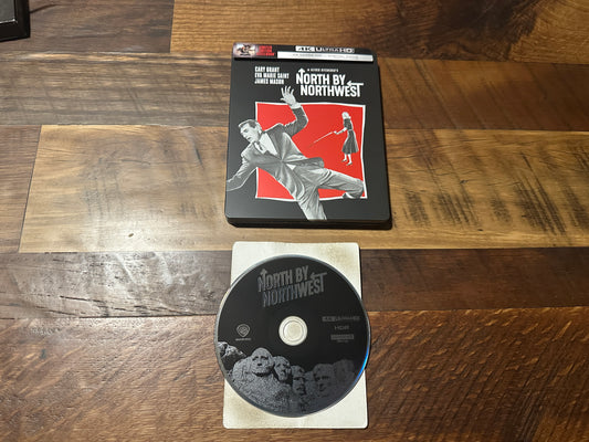 North By Northwest (4K Ultra HD, Warner Bros, Cary Grant, Steelbook, No Digital)