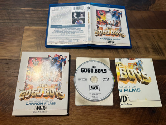The Go-Go Boys The Inside Story Of Cannon Films Blu ray-MVD Rewind-Slip