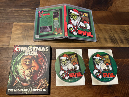 Christmas Evil Blu ray/DVD-Vinegar Syndrome-80’s Horror-VSMC Slipcover
