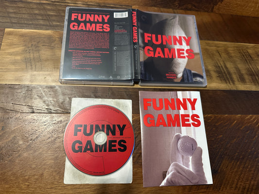 Funny Games (Blu ray, Criterion Collection, Special Ed,90’s Classic)