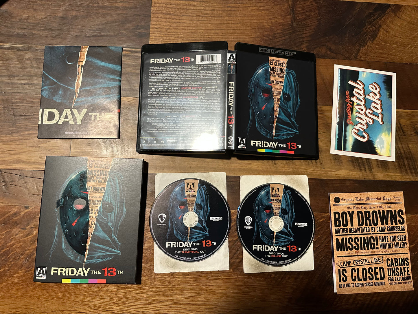 Friday the 13th 2009 4K Ultra HD-Arrow Video-Slipcover-Limited Ed-