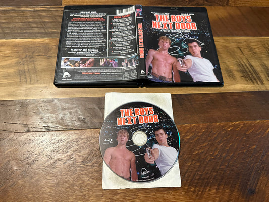 The Boys Next Door Blu ray-Severin Films-80’s Charlie Sheen Classic