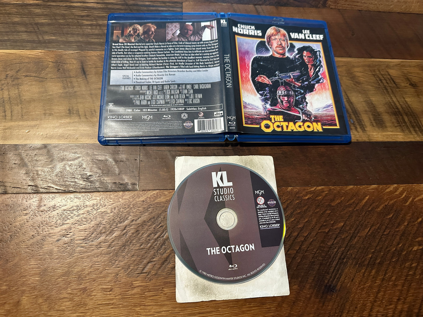 The Octagon (Blu ray, Kino Lorber, Chuck Norris 80’s Classic, Widescreen)