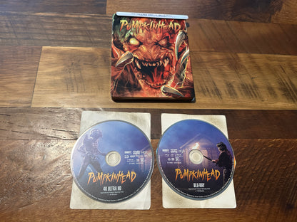 Pumpkinhead (4K Ultra HD/Blu ray, Steelbook, 2 Disc, Widescreen, No Digital)