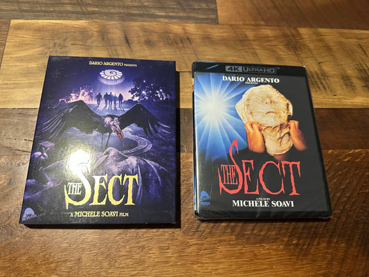 The Sect 4K Ultra HD/Blu ray/CD-Severin Films-3 Disc-Slipcover-NEW