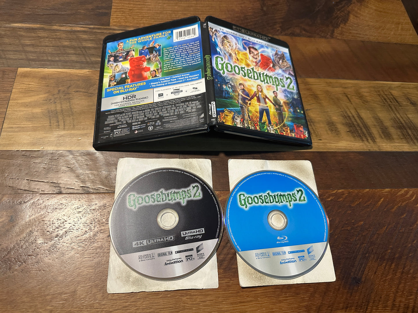 Goosebumps 2 (4K Ultra HD/Blu ray, Sony Pictures, 2 Disc, No Digital)