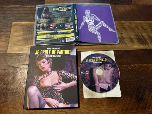 Brigitte Lahaie Je Brule De Patrout Un Film De Jess Franco (Blu ray, Slipcover, Vinegar Syndrome)