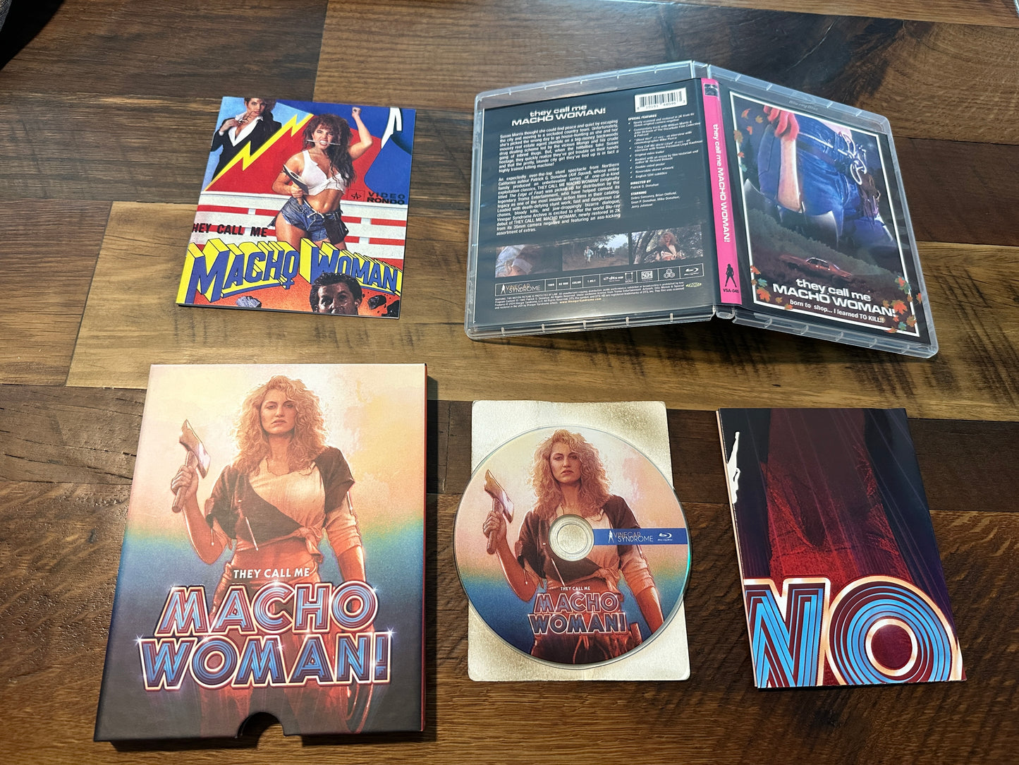 They Call Me Macho Woman! (Blu ray, Vinegar Syndrome, Slipcover)