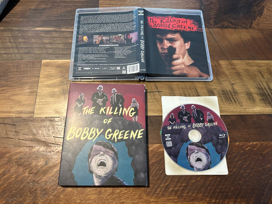The Killing Bobby Greene Blu ray-Vinegar Syndrome Partner Label-Slipcover-