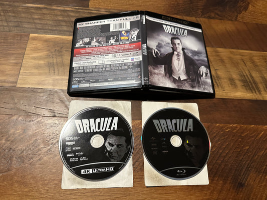 Dracula 4K Ultra HD/Blu ray-Universal-30’s Horror Classic-No Digital