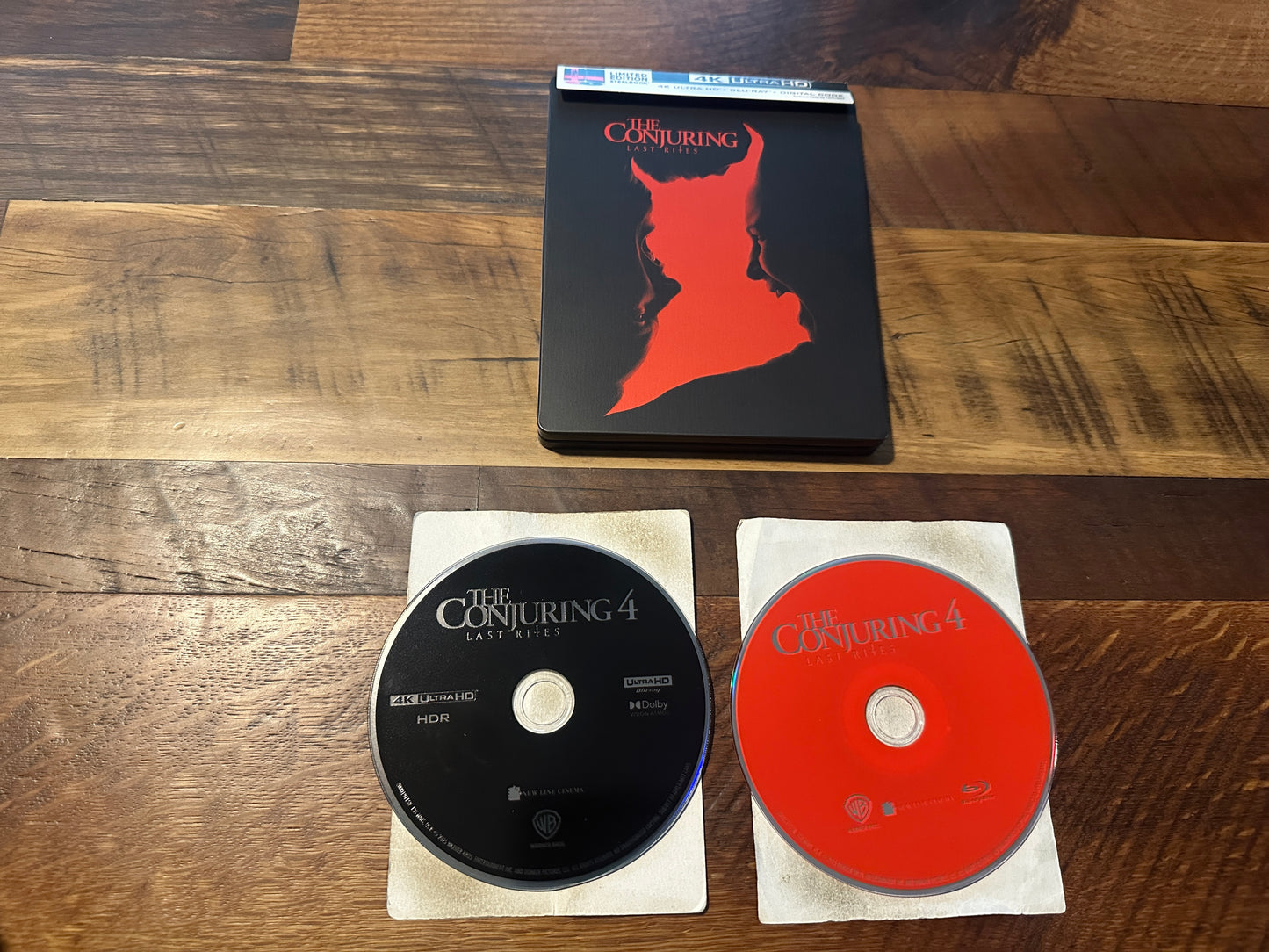 The Conjuring Last Rites (4K Ultra HD/Blu ray, J-Sleeve, Steelbook, No Digital)