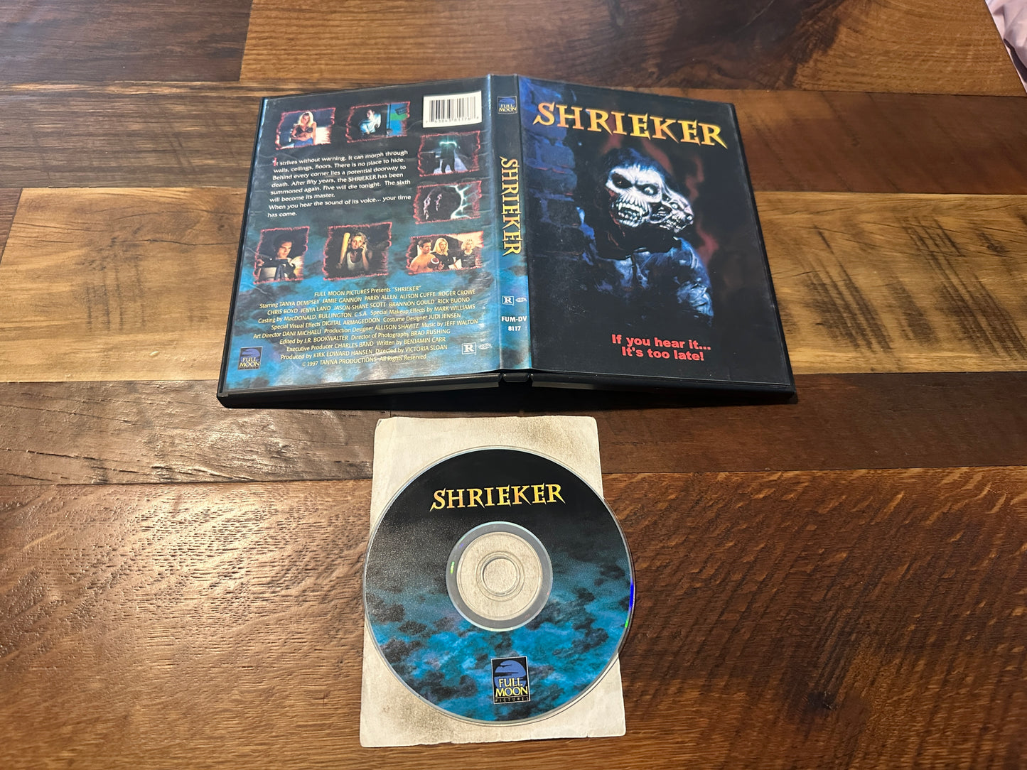 Shrieker (DVD, Full Moon Pictures, 90’s Low Budget Horror)