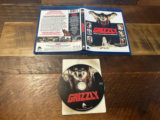 Grizzly Blu ray m-Severin Films-70’s Horror Classic-Widescreen-