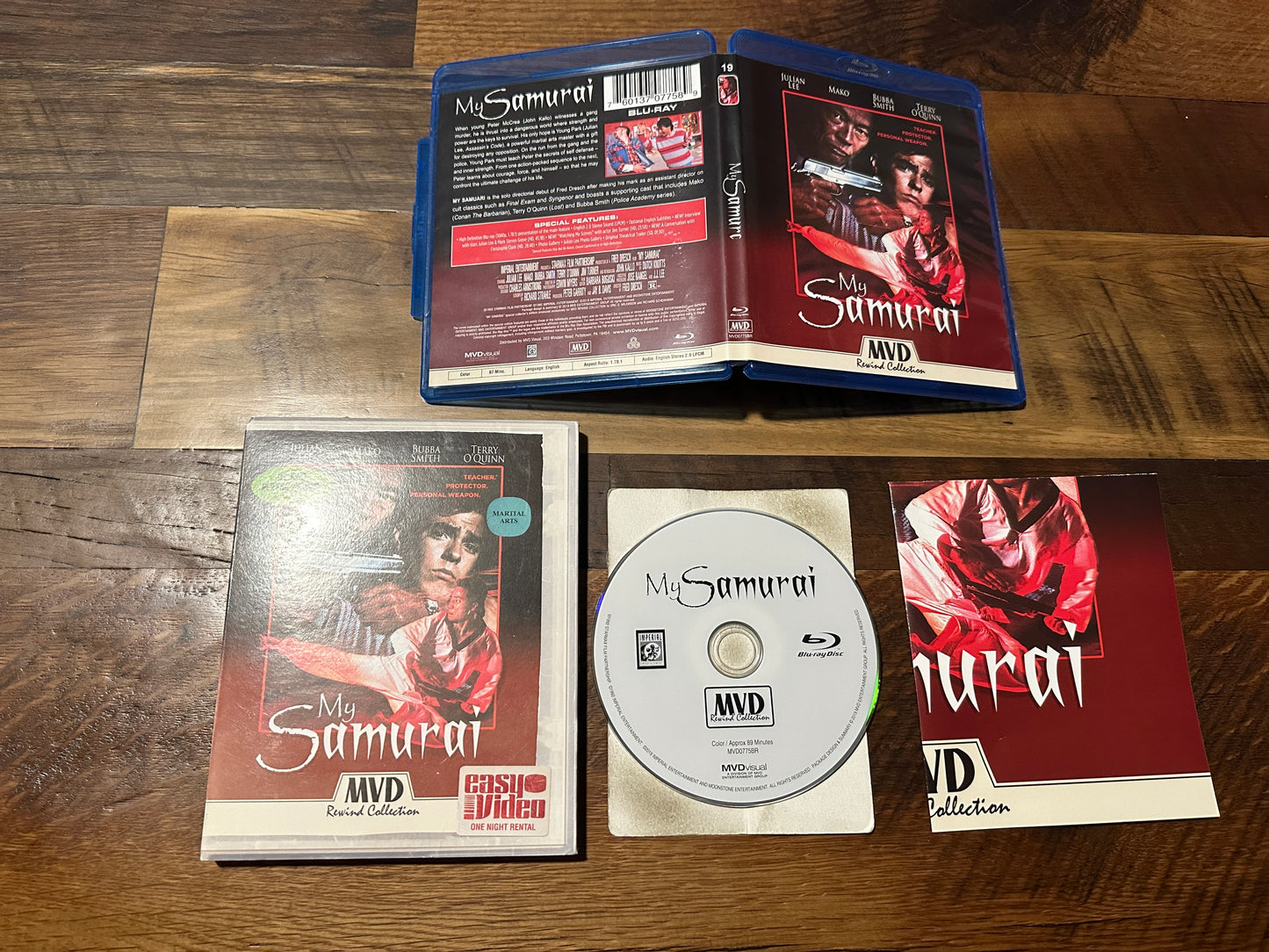 My Samurai (Blu ray, MVD Rewind Collection, Slipcover, 90’s Classic)