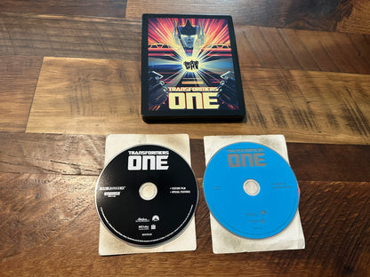 Transformers One (4K Ultra HD, Steelbook, Paramount, 2 Disc, No Digital)