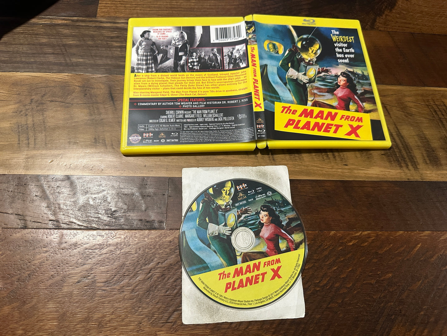 The Man From Planet X (Blu ray, Scream Factory, 50’s Sci Fi Classic)