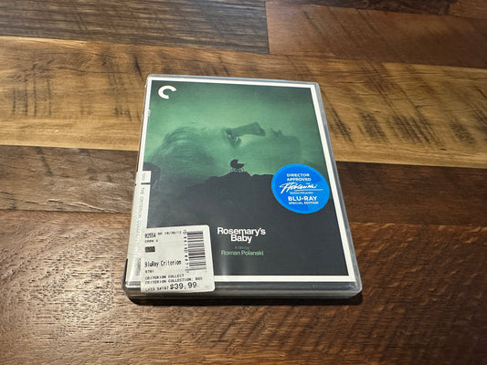 Rosemary’s Baby (Blu ray, Criterion Collection, Special Ed, 60’s Classic, NEW)