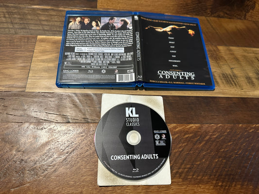 Consenting Adults (Blu ray, Kino Lorber, 90’s Classic, Widescreen)