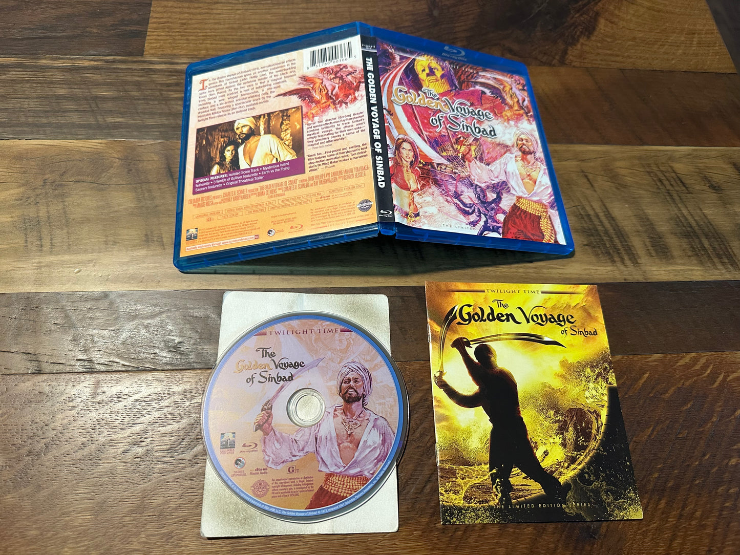 The Golden Voyage Of Sinbad Blu ray-Twilight Time-Limited Ed-3000 Made-OOP