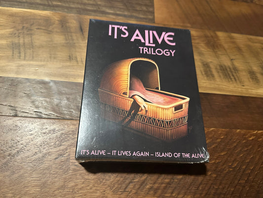 It’s Alive Trilogy Blu ray-Scream Factory-Boxset-Part 1-3-NEW/Sealed