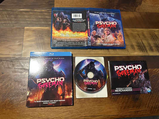 Psycho Goreman (Blu ray, RLJE Films, Slipcover, 2020 Horror, Widescreen)