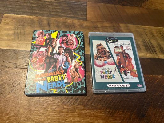 Assault of the Party Nerds 1 & 2 Blu ray-Culture Shock-Slipcover-Classics-NEW