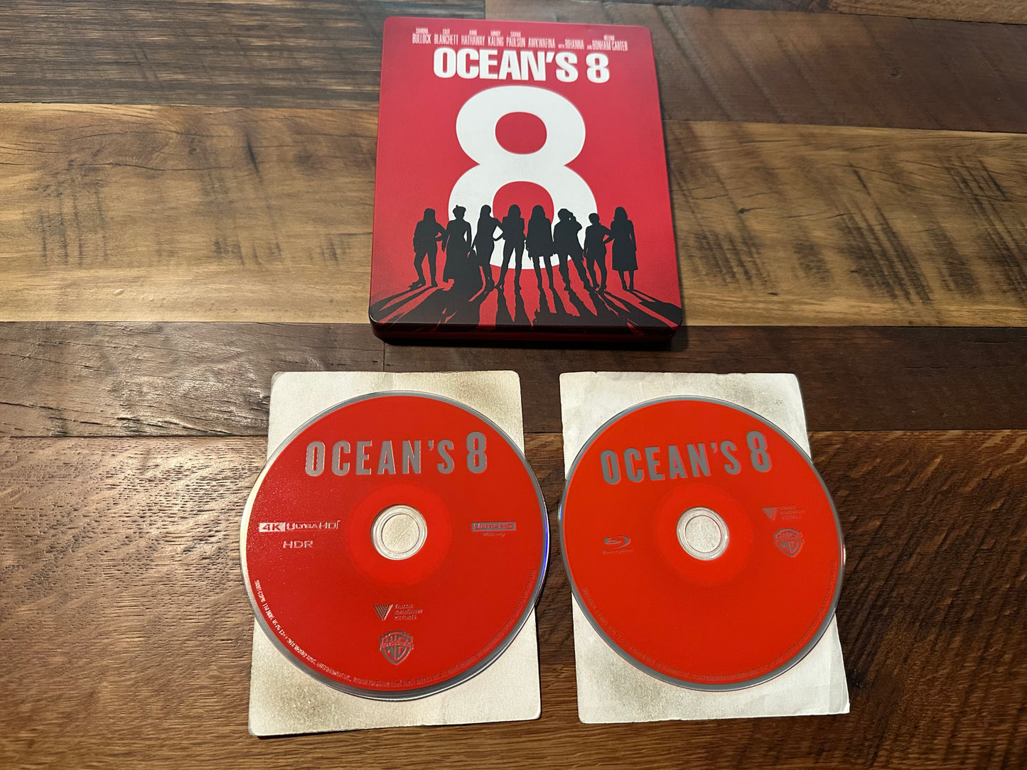Ocean's 8 4K Ultra HD/Blu ray*Warner Bros*Steelbook*2 Disc*No Digial*