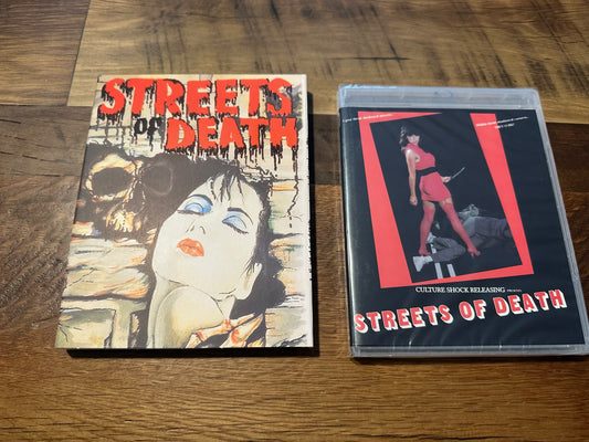 Streets of Death Blu ray*Vinegar Syndrome Partner Label*Slipcover*80's-NEW