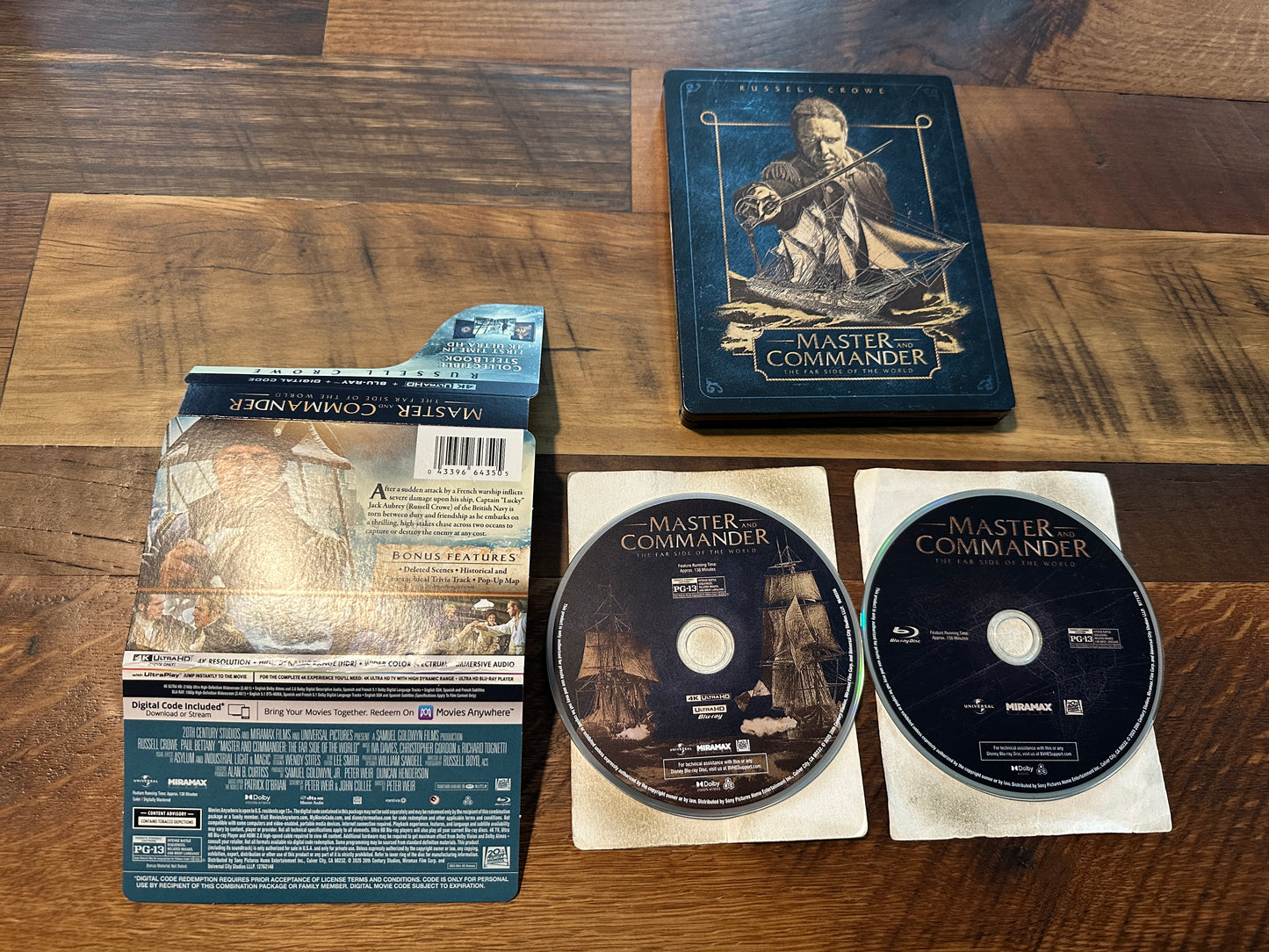 Master and Commander (4K Ultra HD, Steelbook, 20th Century, No Digital)