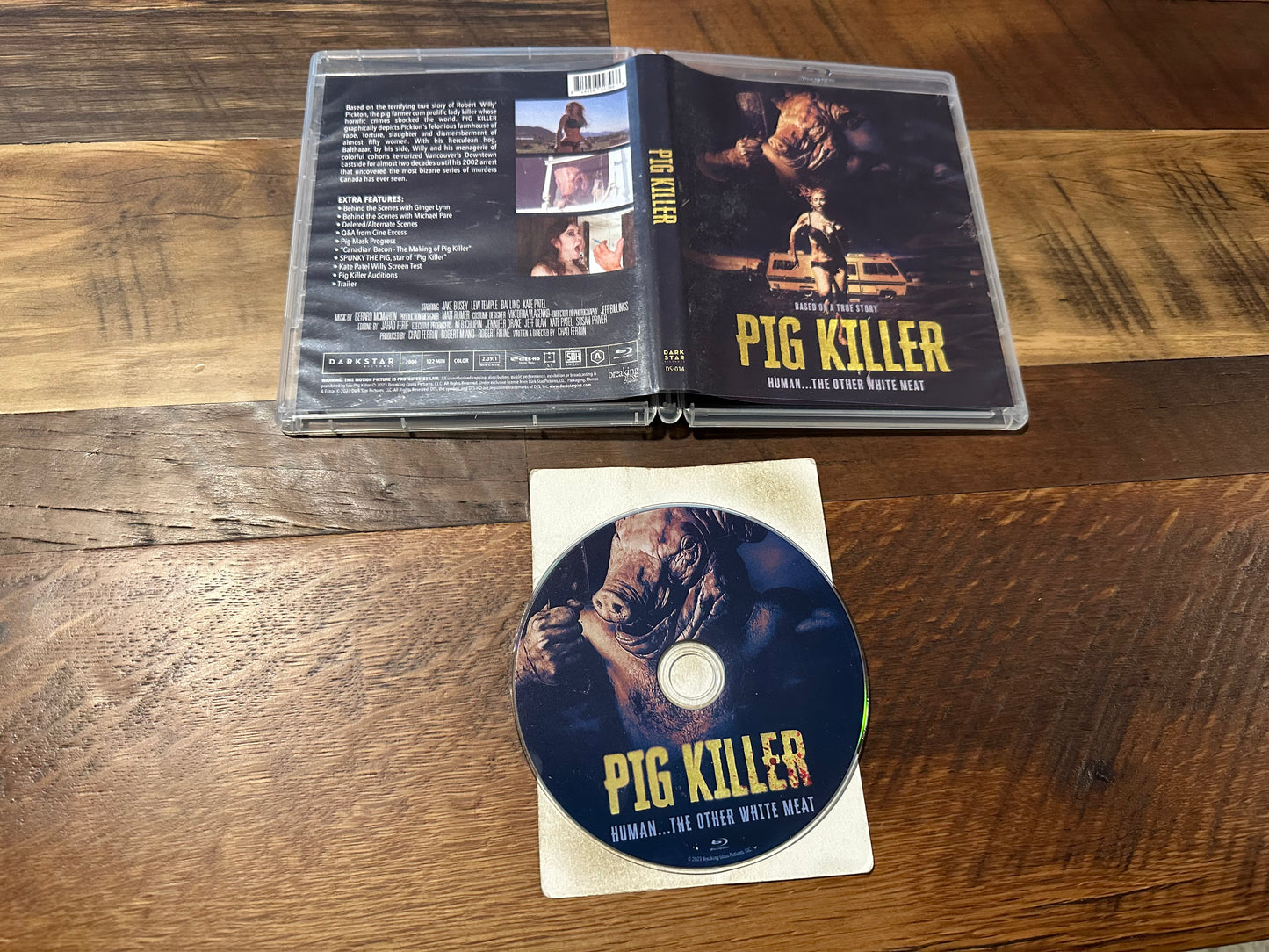 Pig Killer Blu ray-Darkstar Pictures-2000 Horror-Widescreen-