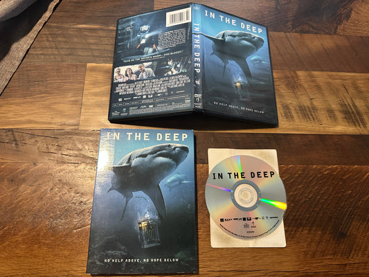 In The Deep AKA 47 Meters Down DVD-Anchor Bay-Slipcover-Very Rare Cover-